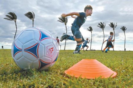 Players find their happy place at soccer practice